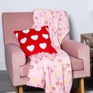 Plush Heart Blanket